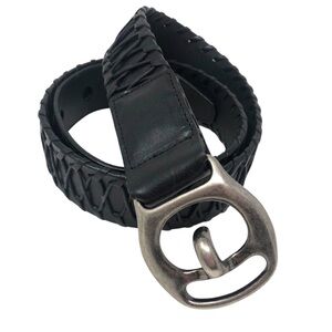 Harley-Davidson Black Leather Belt‎ - Large